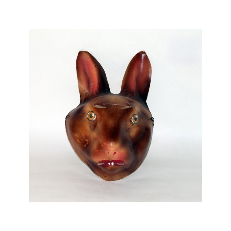 Lot De 10 Anciens Masques César Vintage - Animaux : Moutons, Vache, Chien - Bon état